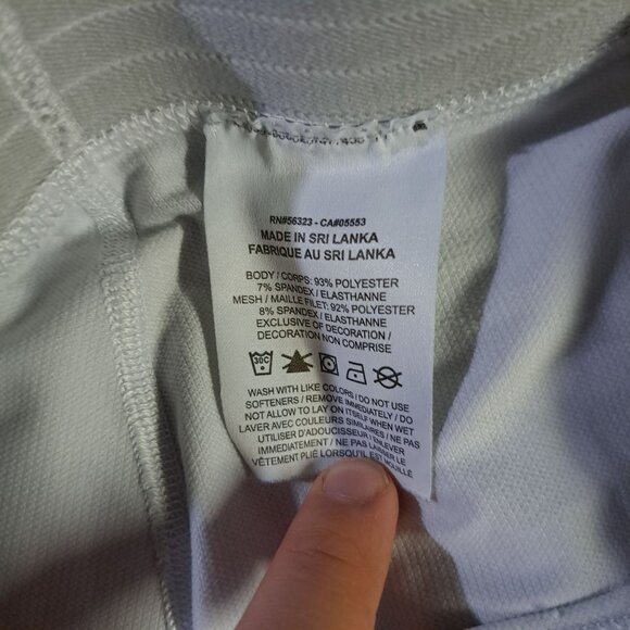 Nike Pro Dri-Fit White Compression Tights Medium Boys - Picture 4 of 5